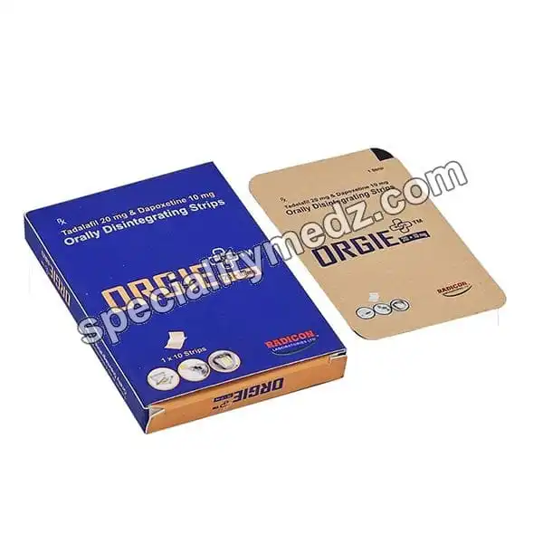 Orgie Plus (Tadalafil/Dapoxetine) , Tadalafil/Dapoxetine Orally Disintegrating Strips