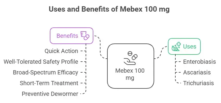 Uses and Benefits of Mebex 100 mg