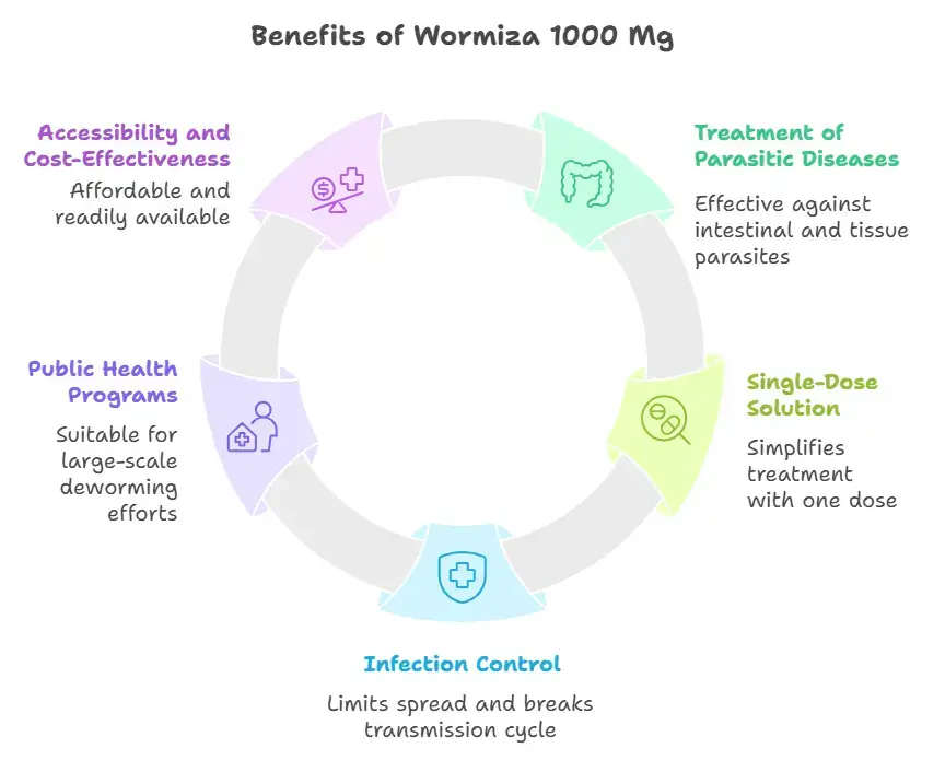 Benefits of Wormiza 1000 Mg